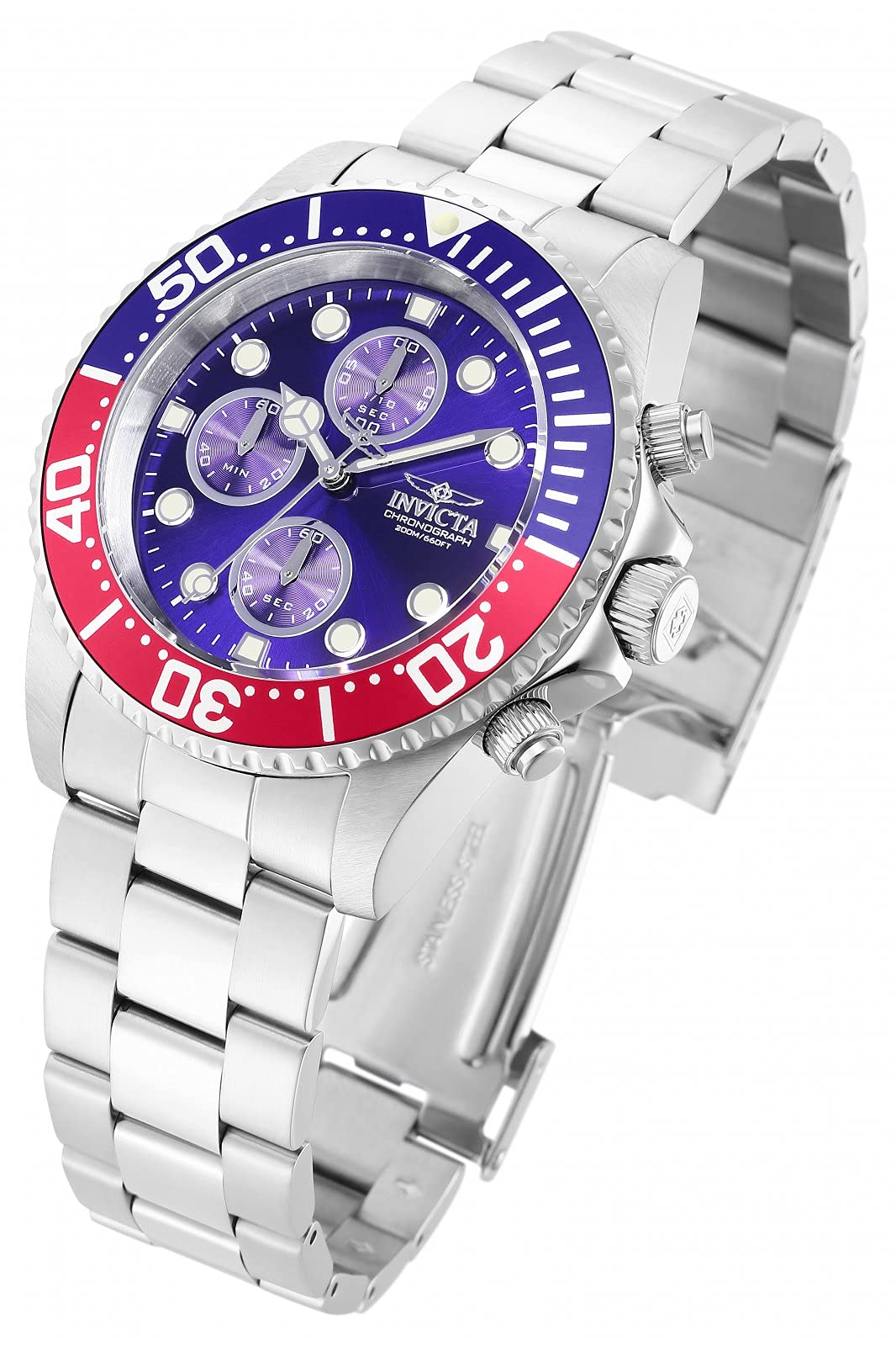 Invicta Men'S 1771 Pro Diver Collection Chronograph Watch